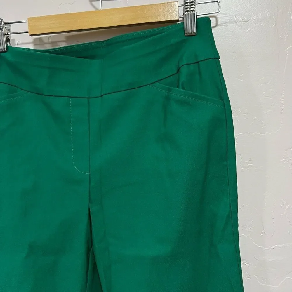 Worthington Green Pull-On Skinny Elastic Pocket Legging Pants Women Size Small
